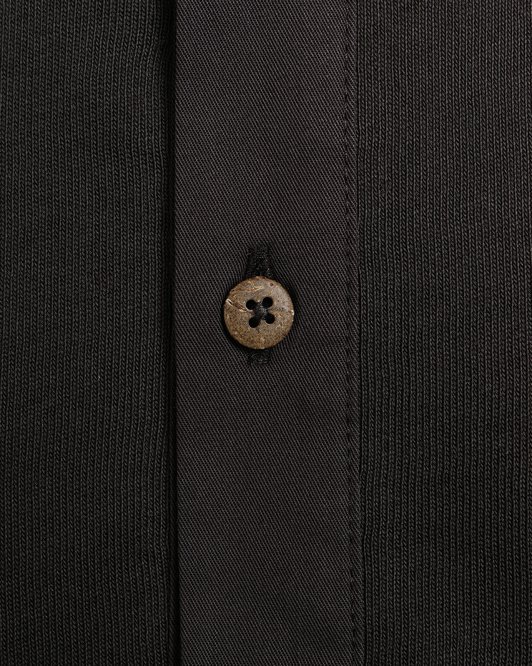 1927 Henley Shirt Long Sleeve Coffee