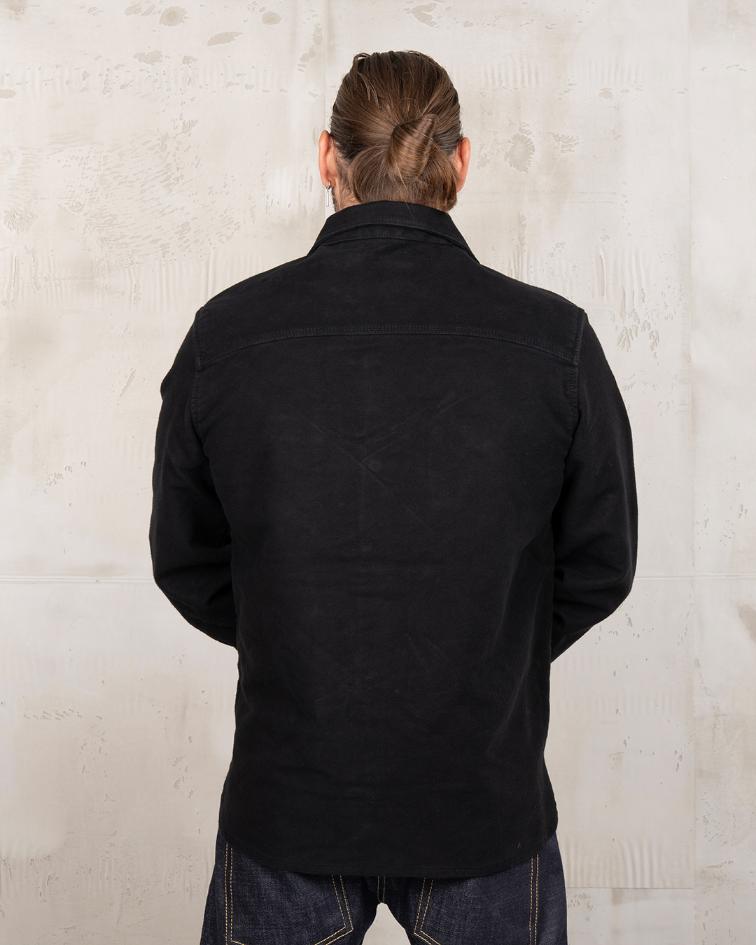 1943 CPO Shirt Moleskin sulphur black