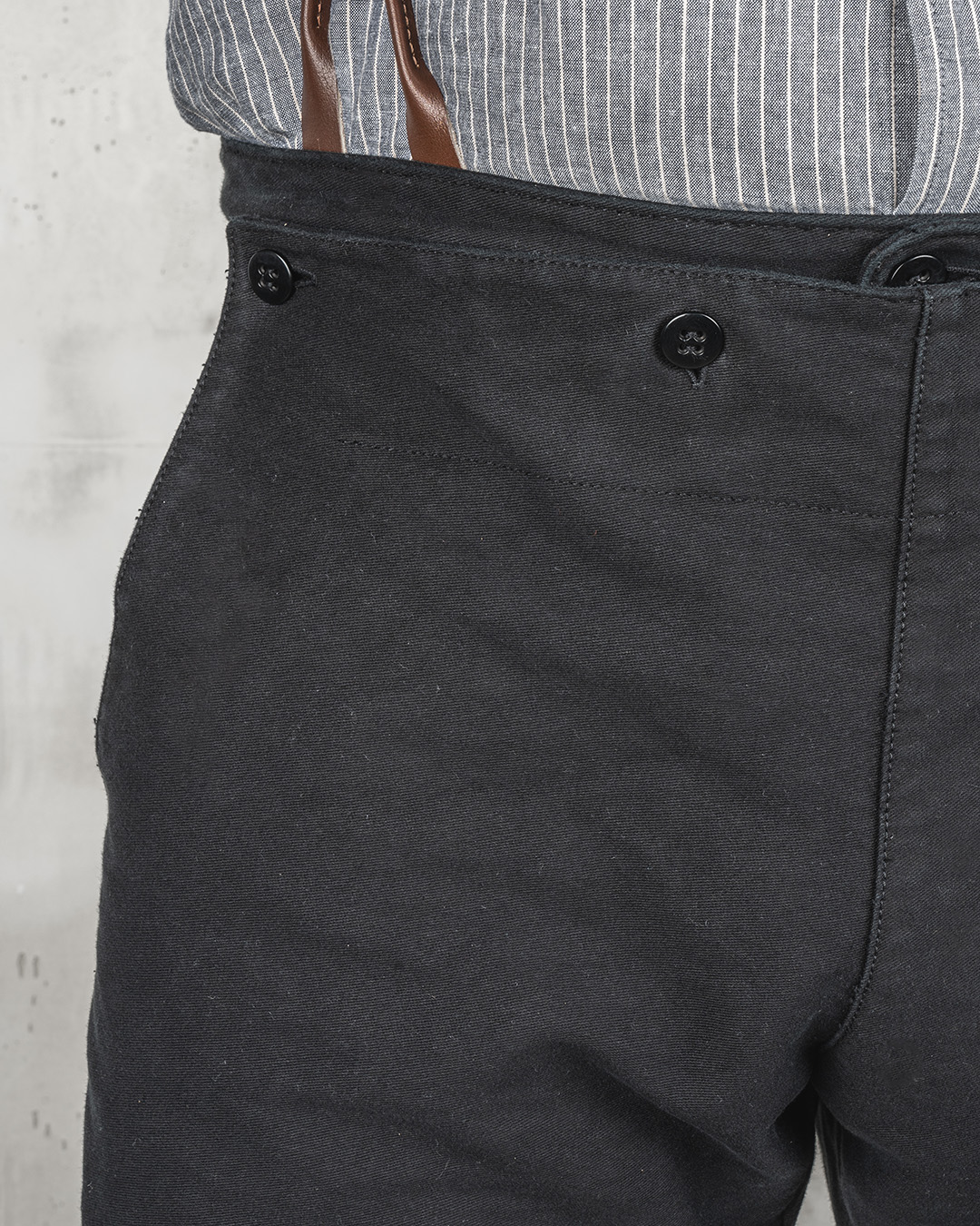 1935 Machinist Trousers Elephant Skin Black 1935 Machinist Trousers Elephant Skin Black