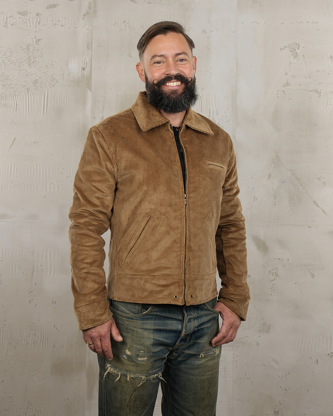 1932 Roadster Jacket Light Brass Cord