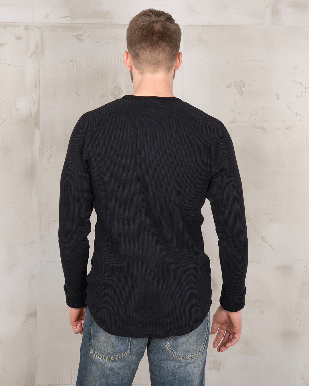 1936 Waffle Shirt Black