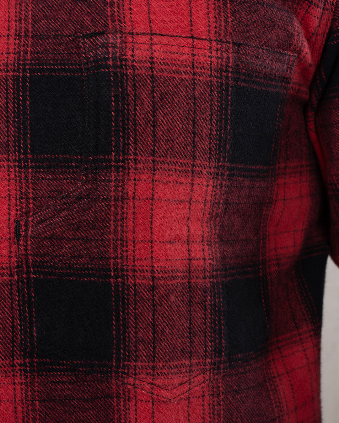 1937 Roamer Shirt red check flannel