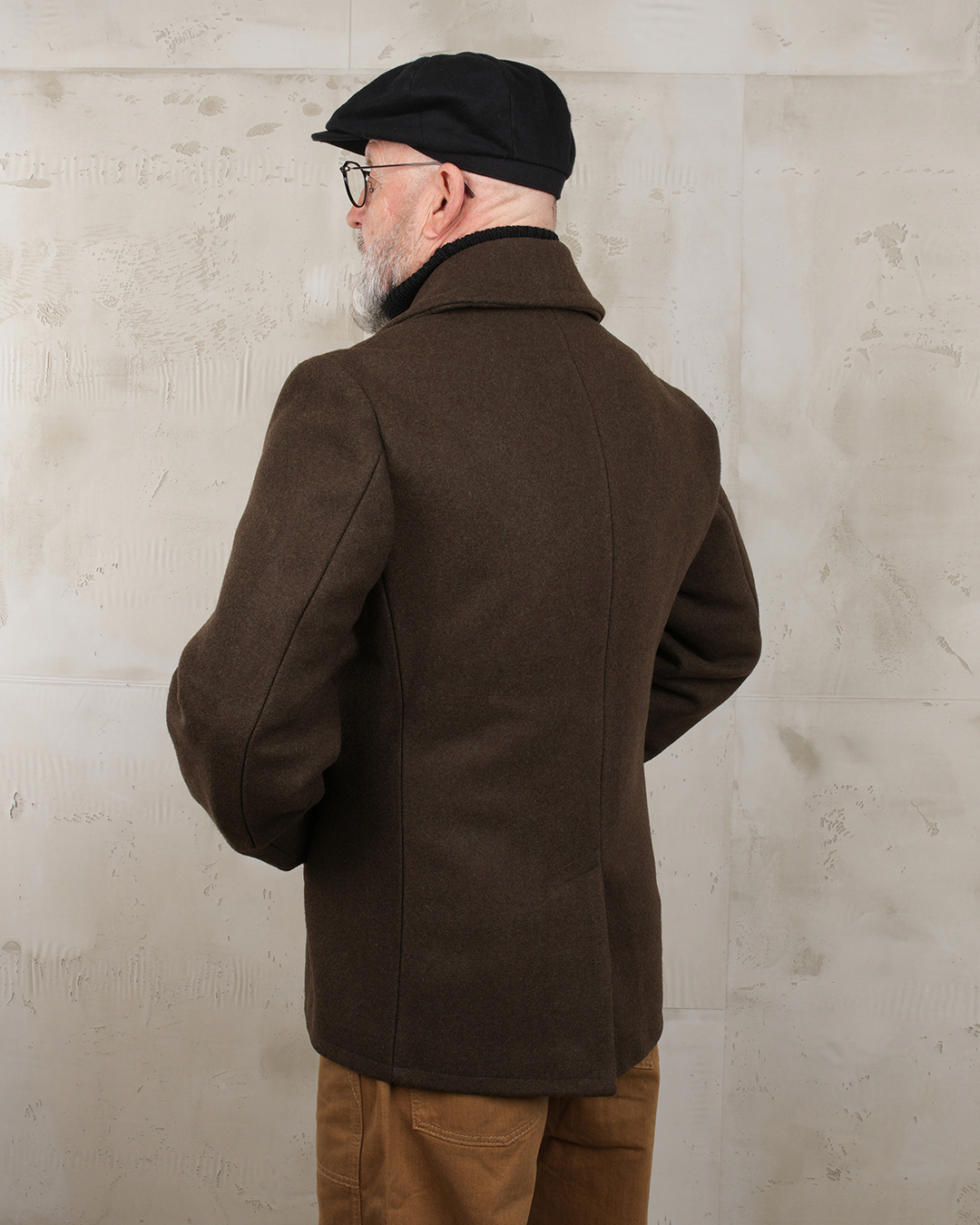 1938 Pea Coat Chestnut Brown