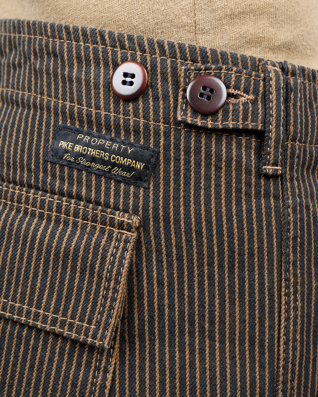 1962 OG-107 Pant Hickory Stripe Brown