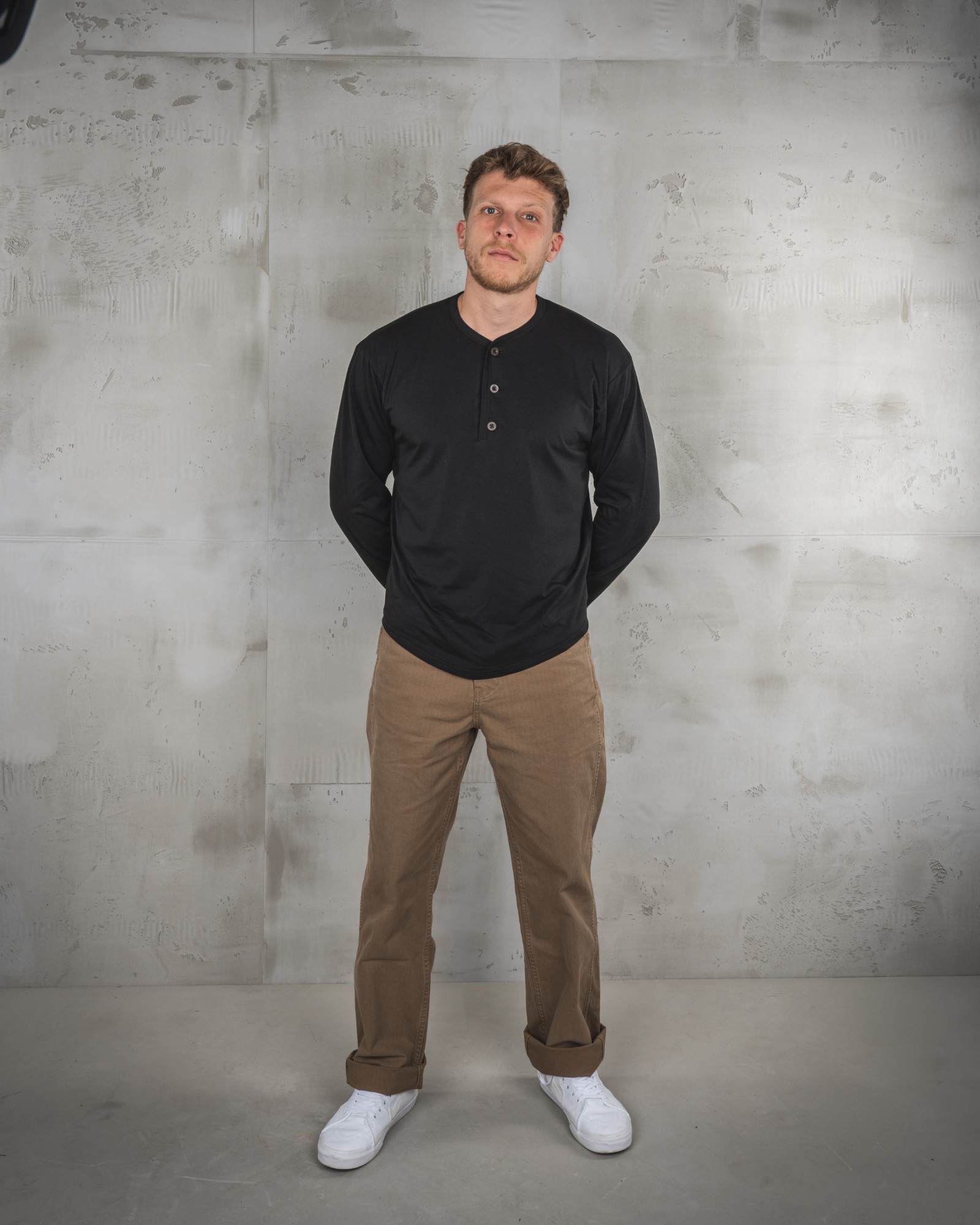 1963 Roadie Shirt long sleeve Texas Black