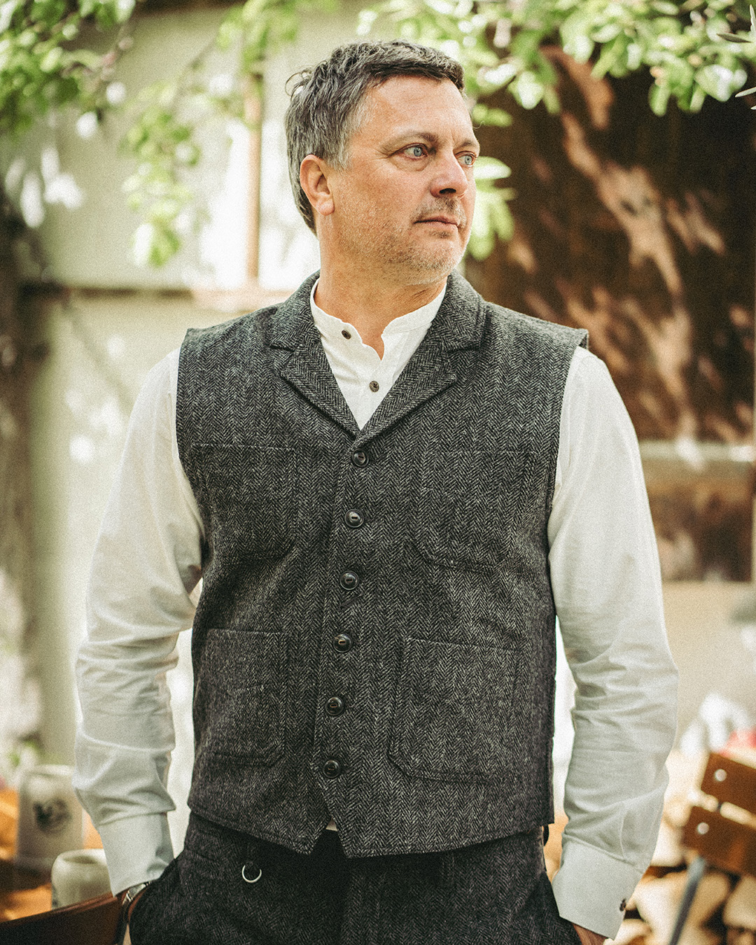 1908 Calico Vest Dundee grey 1908 Calico Vest Dundee grey
