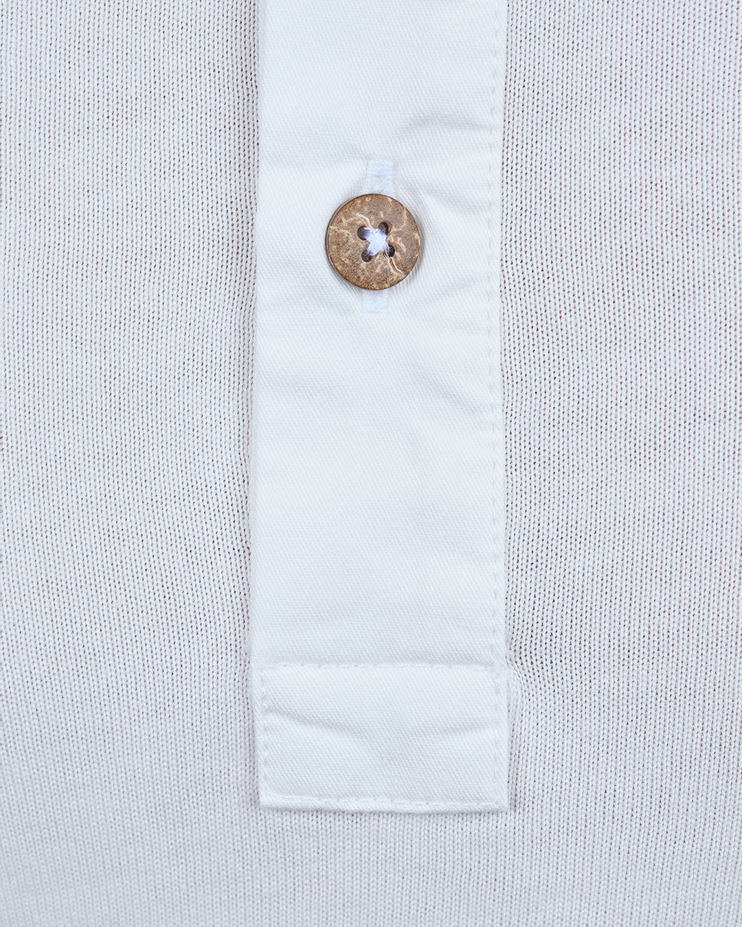 1927 Henley Shirt long sleeve ecru