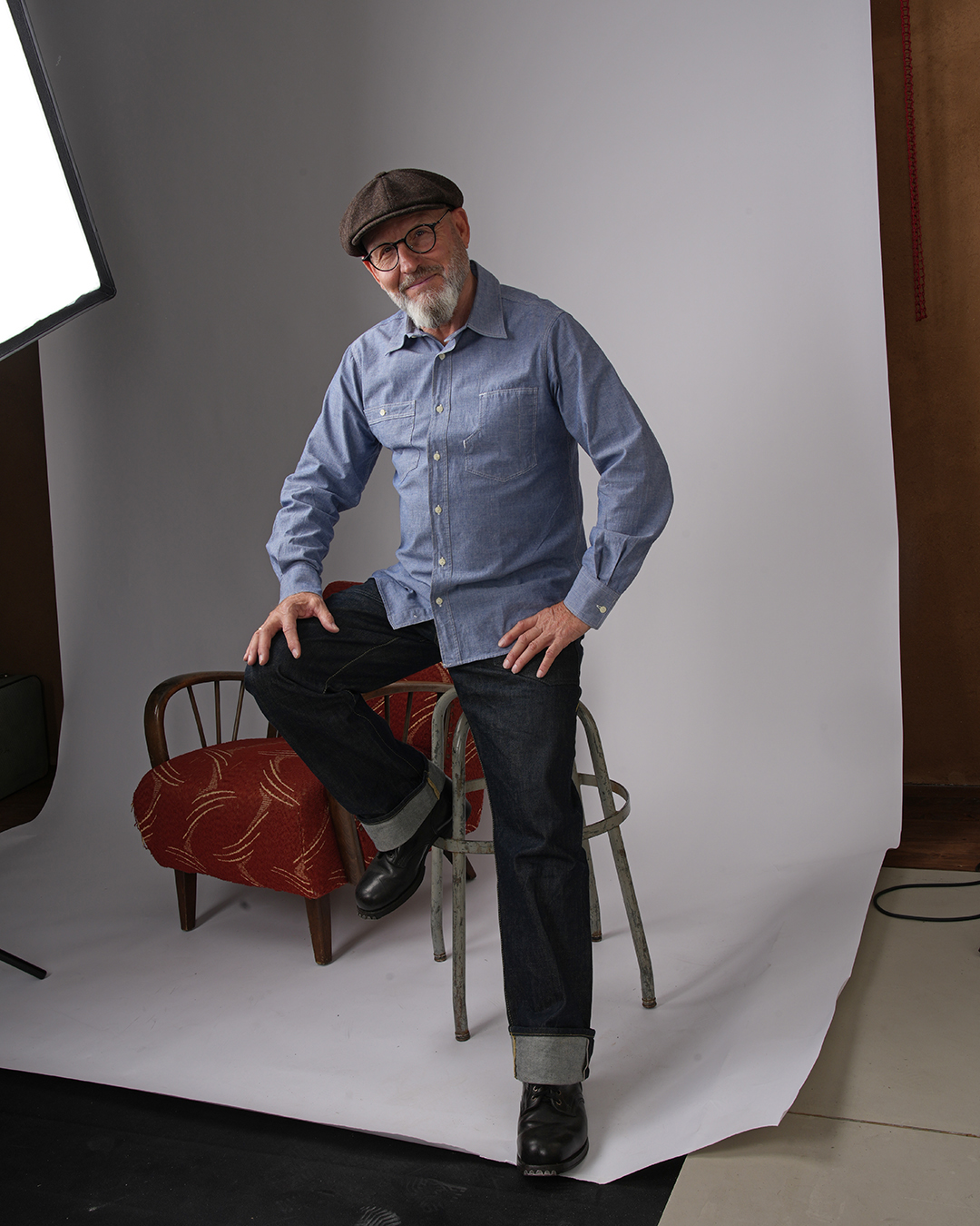 1937 Roamer Shirt blue chambray