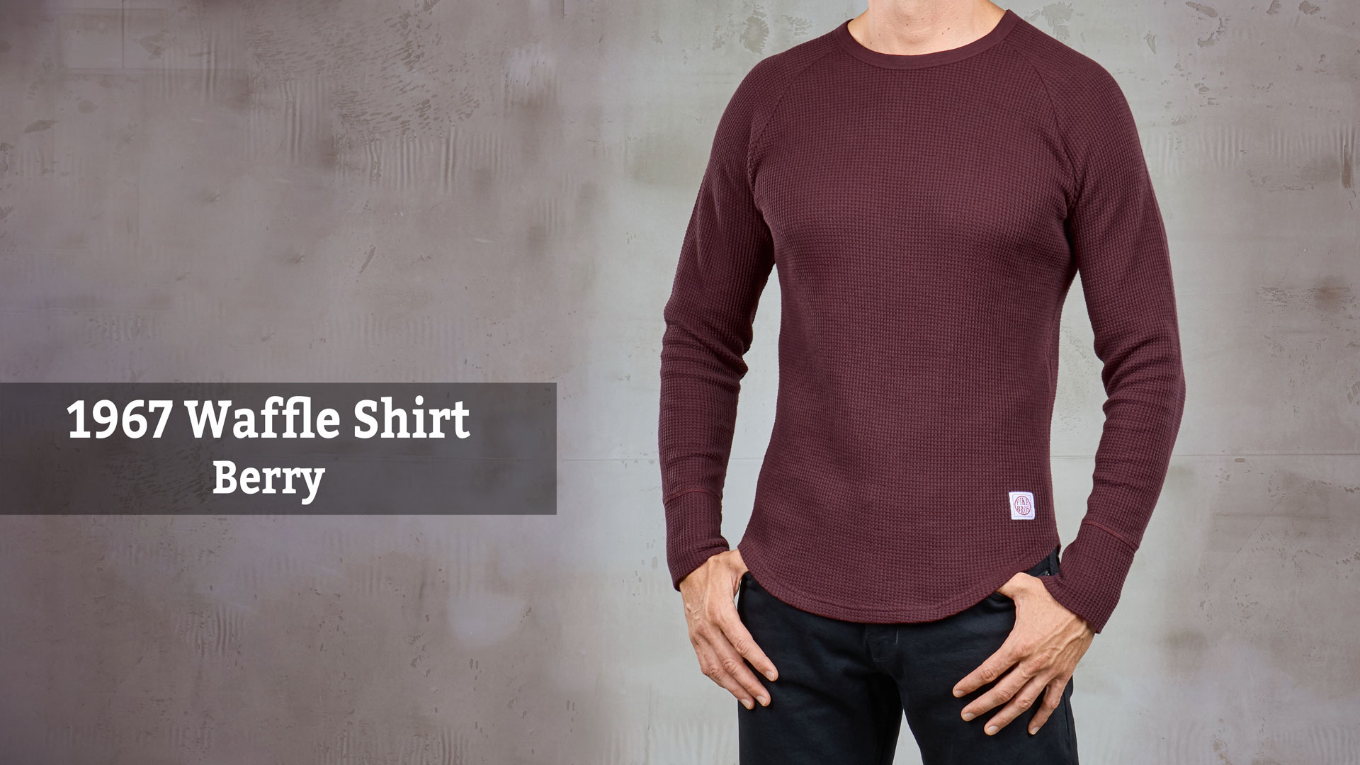 Waffle Shirt Berry
