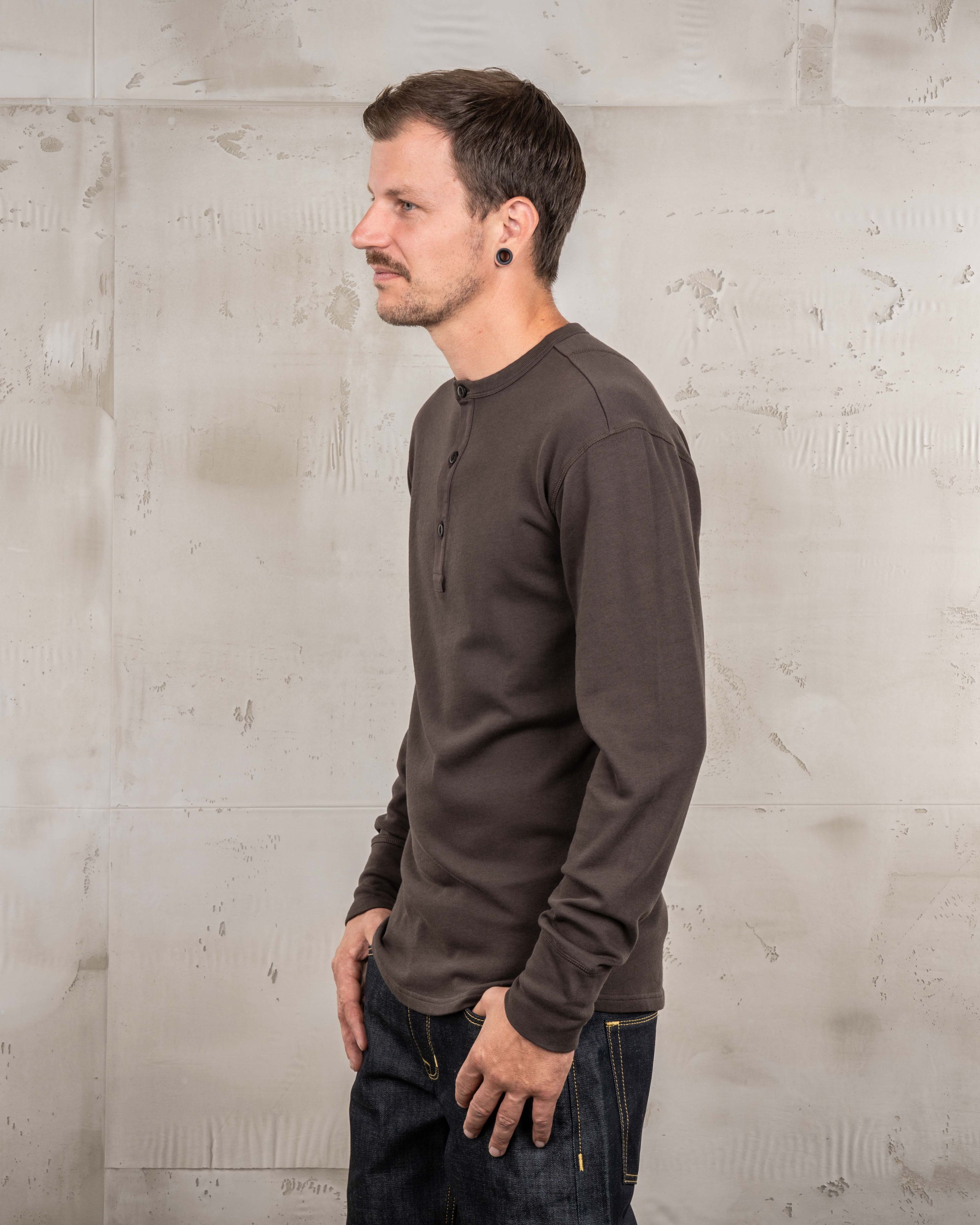 1954 Utility Shirt Long Sleeve Coffee
