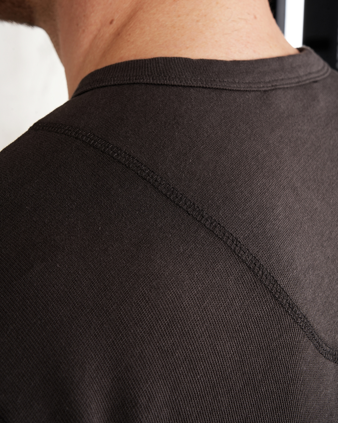 1927 Henley Shirt Short Sleeve Coffee