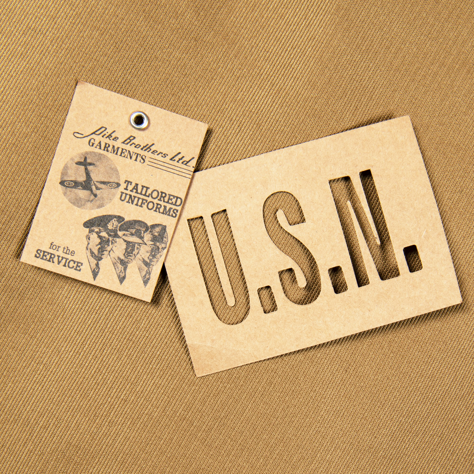 USN Stencil on N1 Deck Jacket