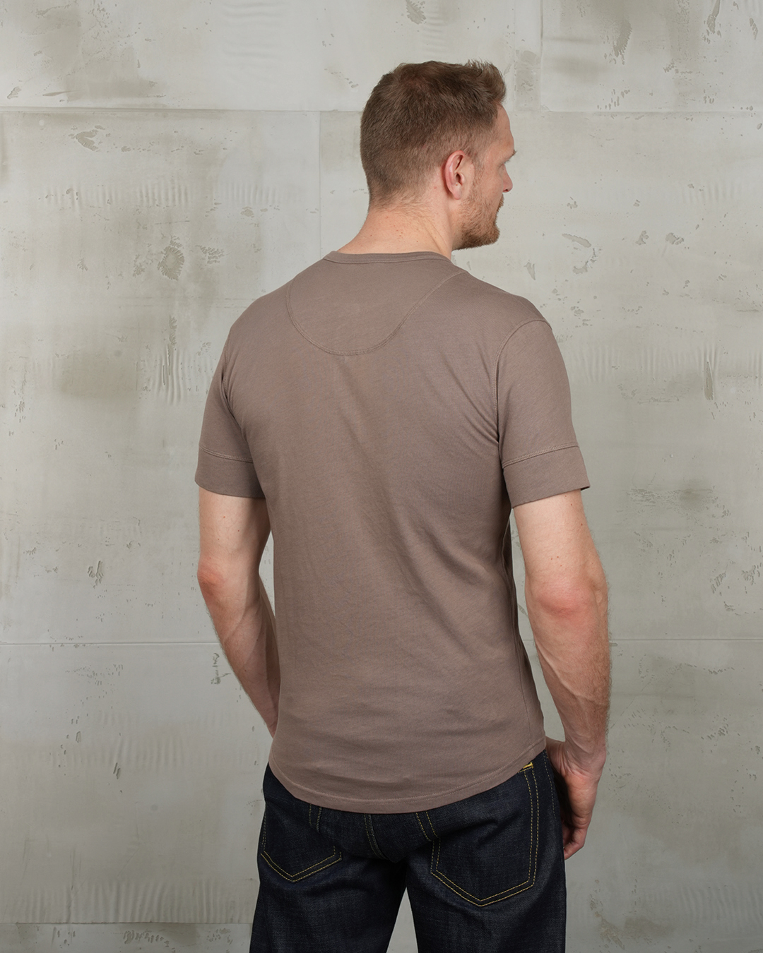 1927 Henley Shirt Short Sleeve Mud