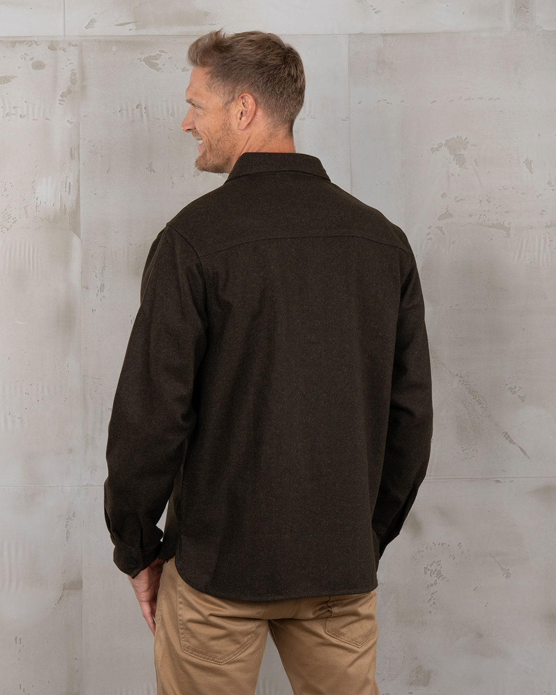 1943 CPO Shirt olive wool