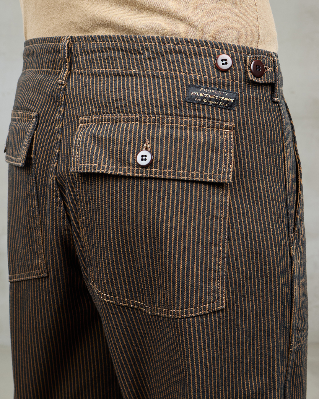1962 OG-107 Pant Hickory Stripe Brown