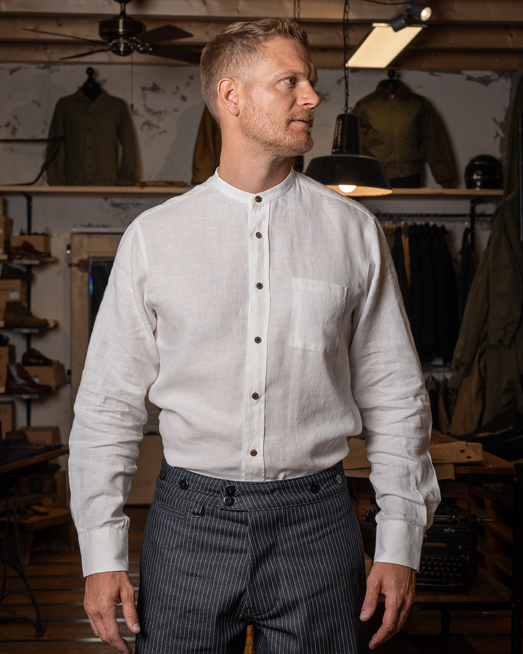 1923 Buccanoy Shirt linen ecru 1923 Buccanoy Shirt linen ecru