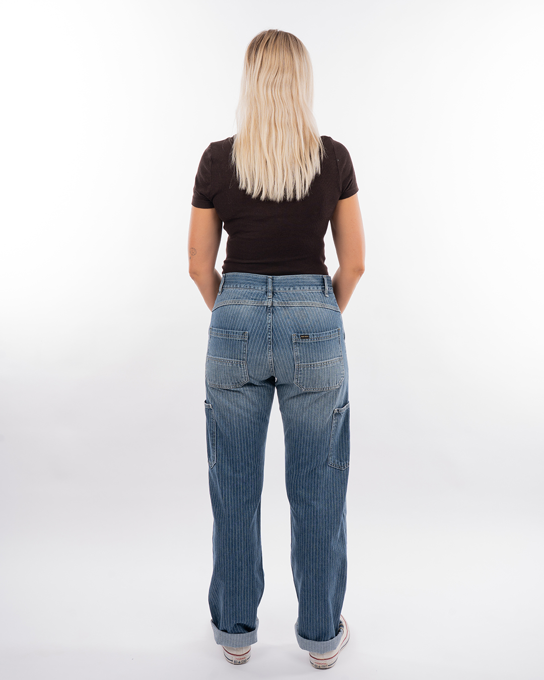 1967 Utility Trousers Blue Wabash Rinsed