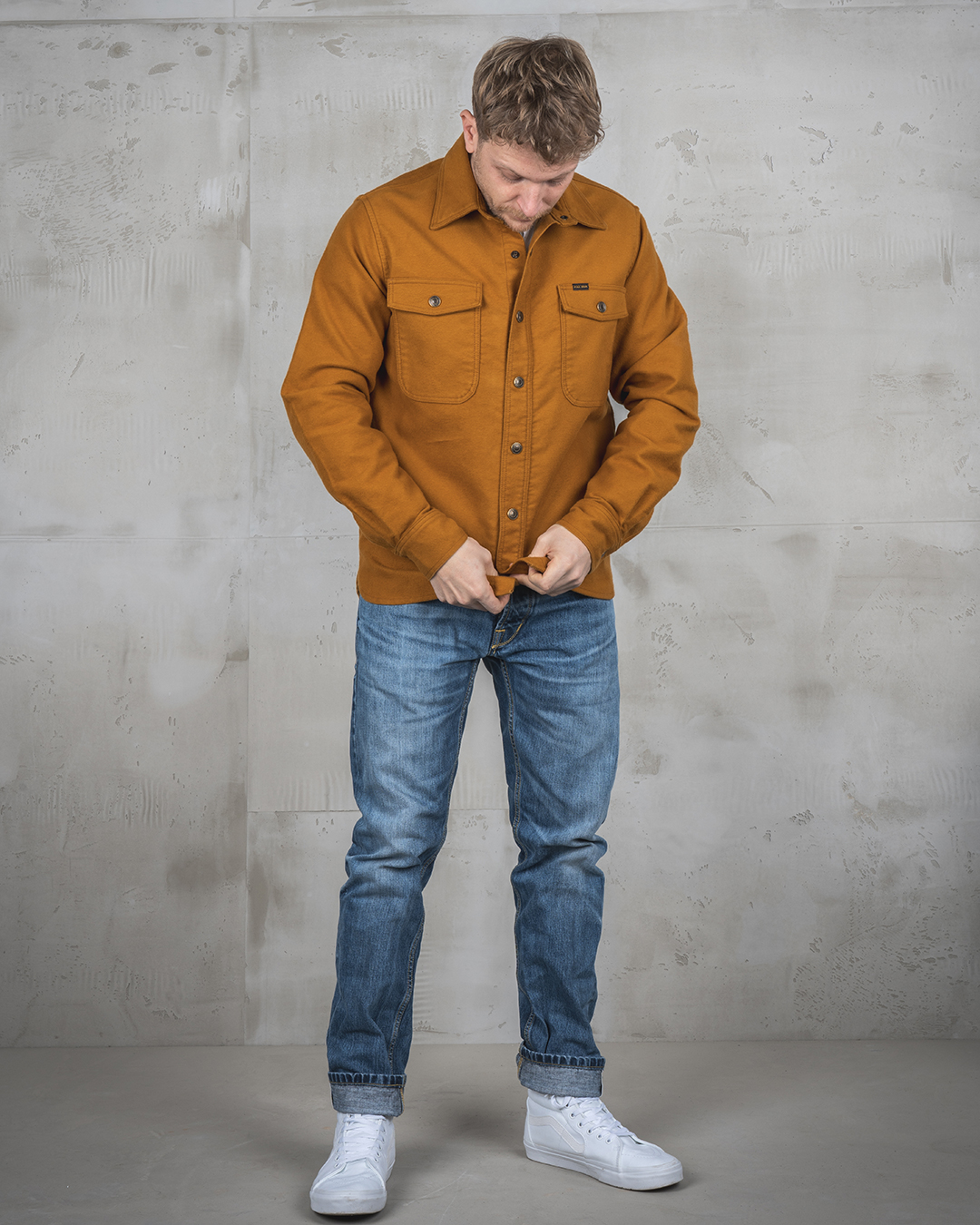 1943 CPO Shirt Moleskin Mustard