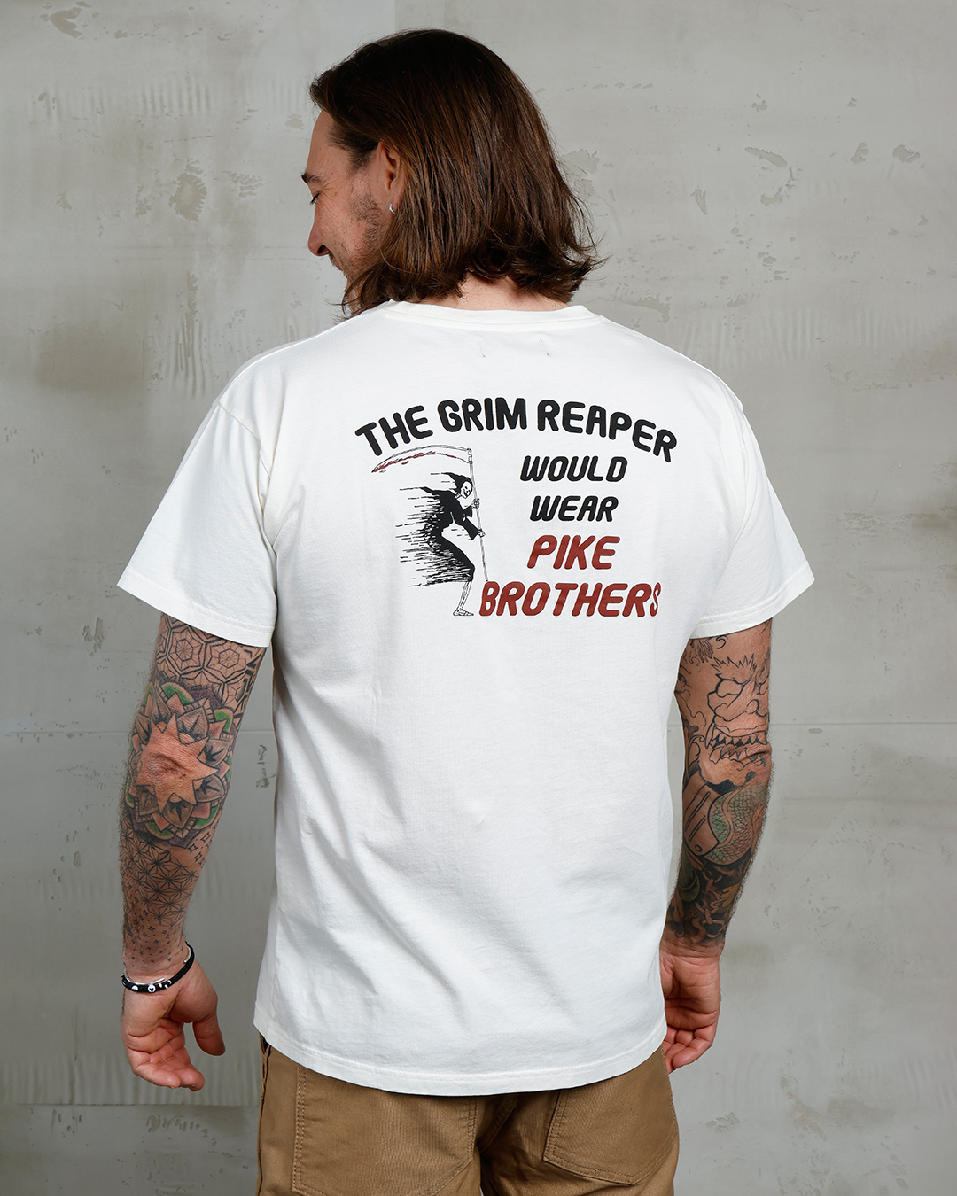 1969 Sports Tee Grim Reaper White