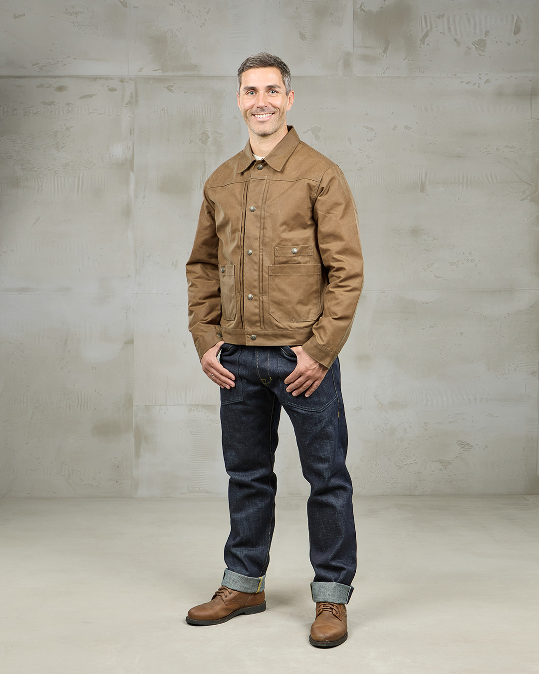 1908 Miner Jacket waxed tan
