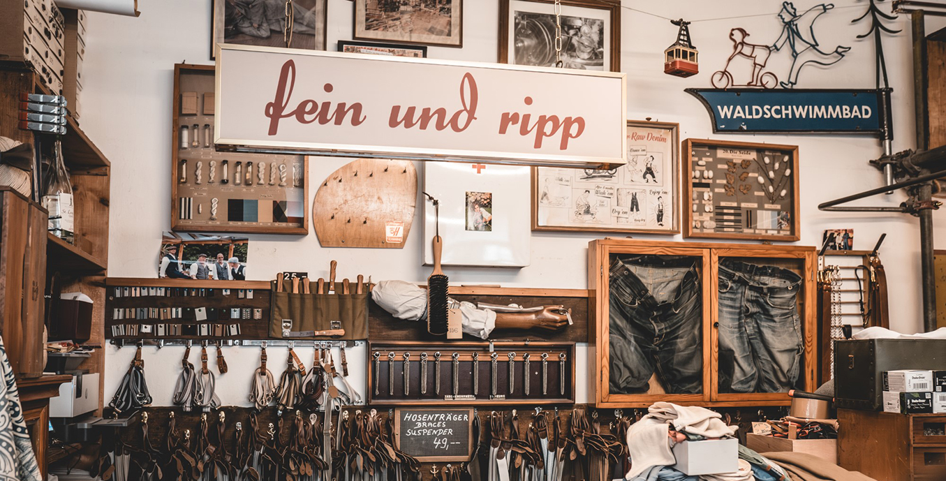 "Meet our retailer" - 'fein und ripp', Berlin Fein und Ripp Einzelhändler