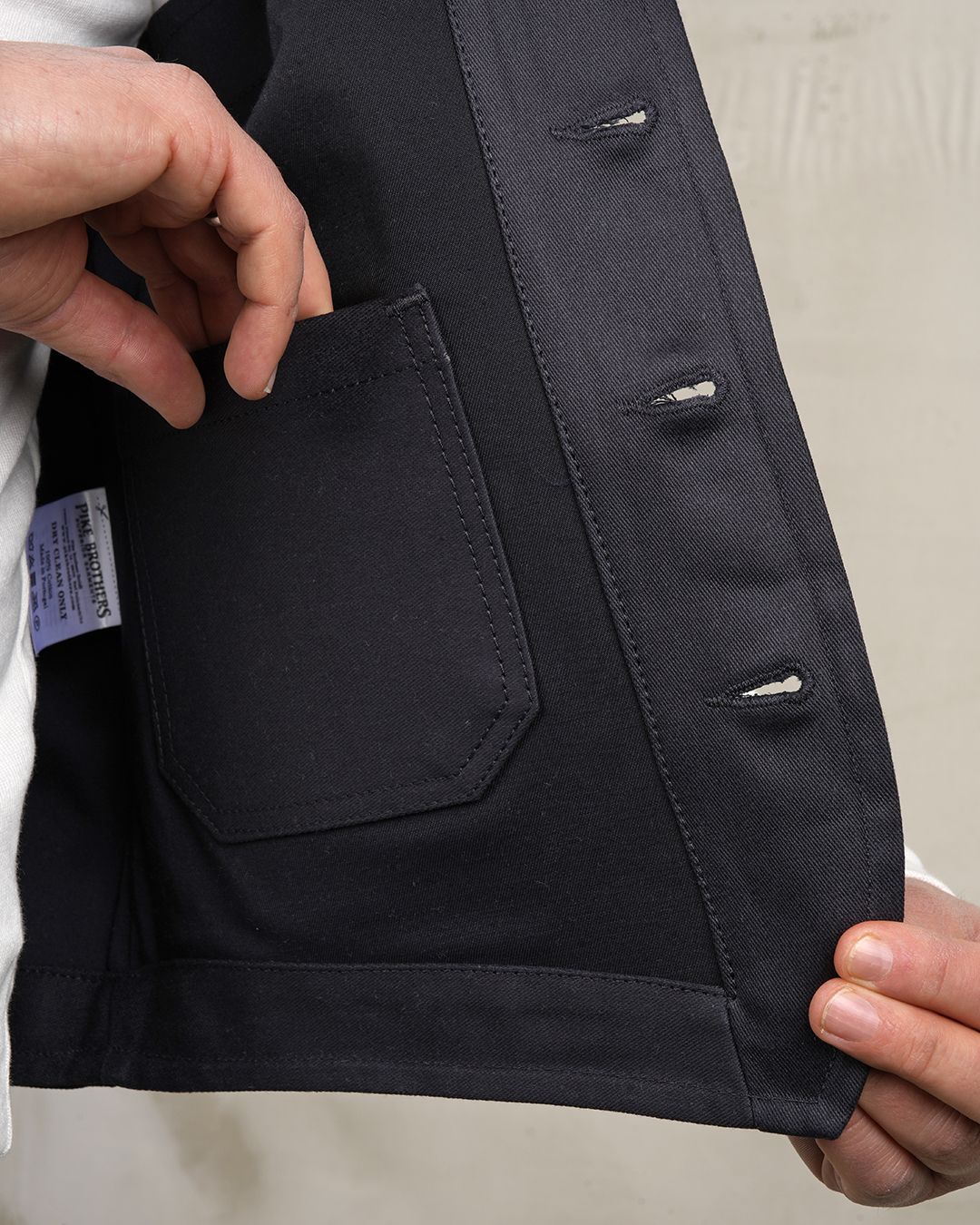 1937 Roamer Vest Elephant Skin asphalt grey