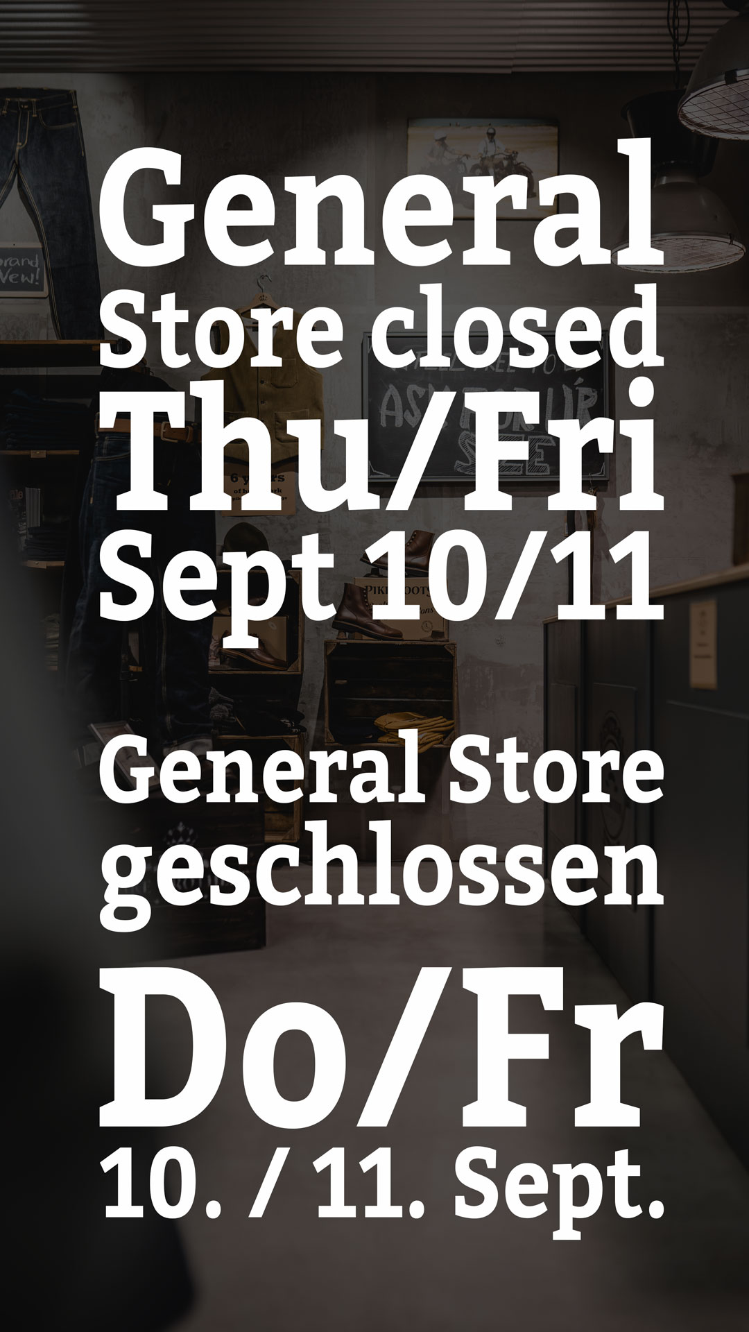 General Store closed