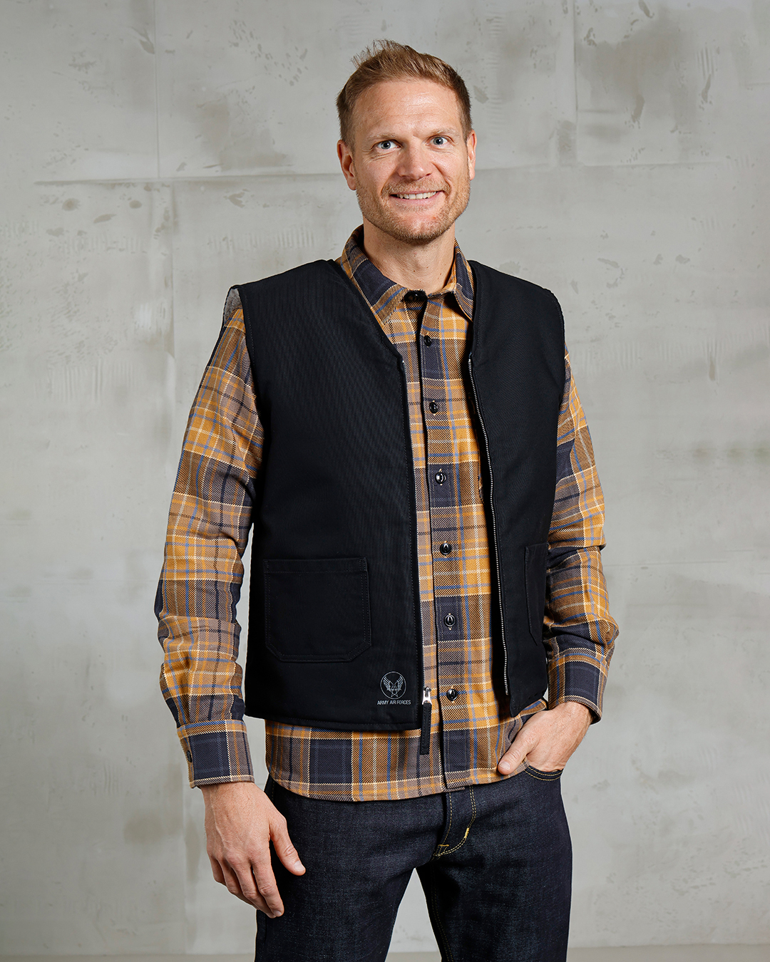 1942 C2 Vest Waxed Navy