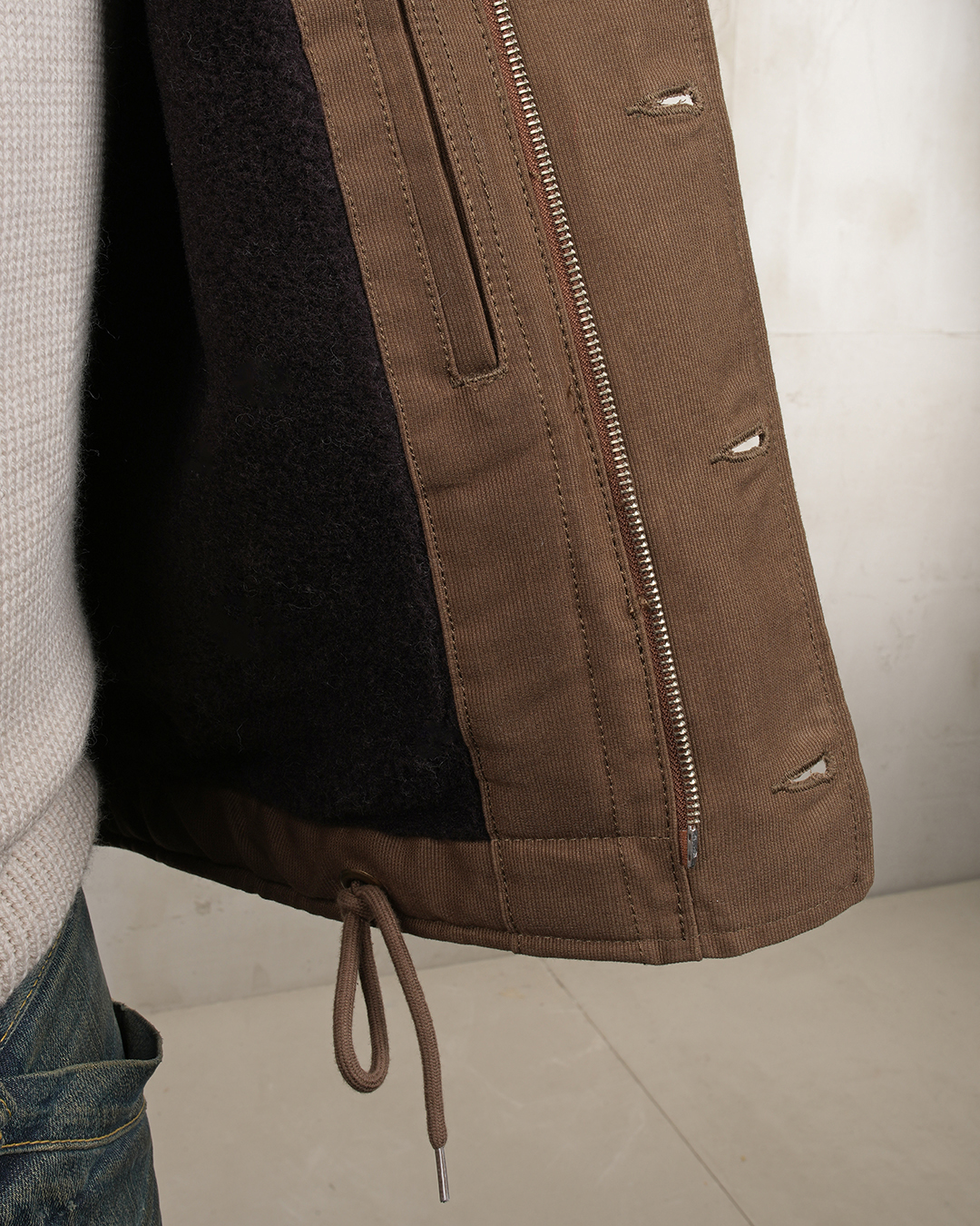 1944 N1 Deck Jacket waxed khaki