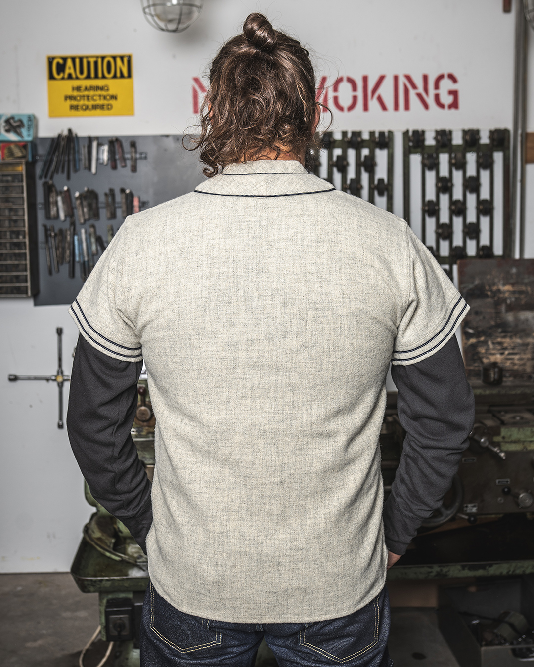 1938 Baseball Jersey Van Buren Grey 1938 Baseball Jersey Van Buren Grey