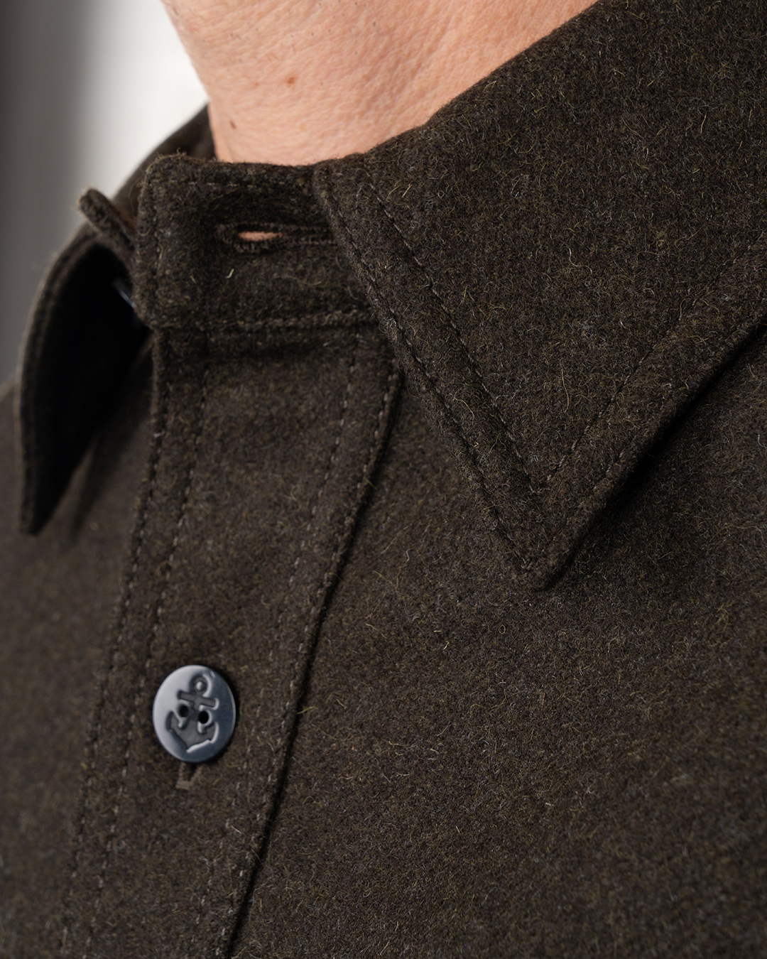 1943 CPO Shirt olive wool