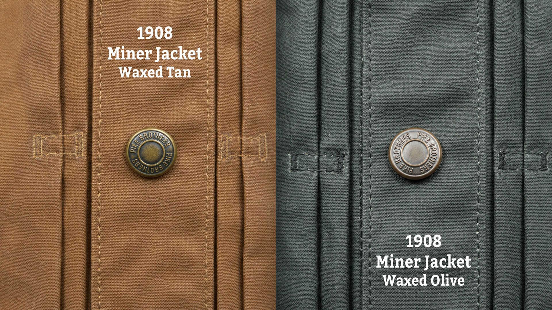 1908 Miner Jackets Waxed