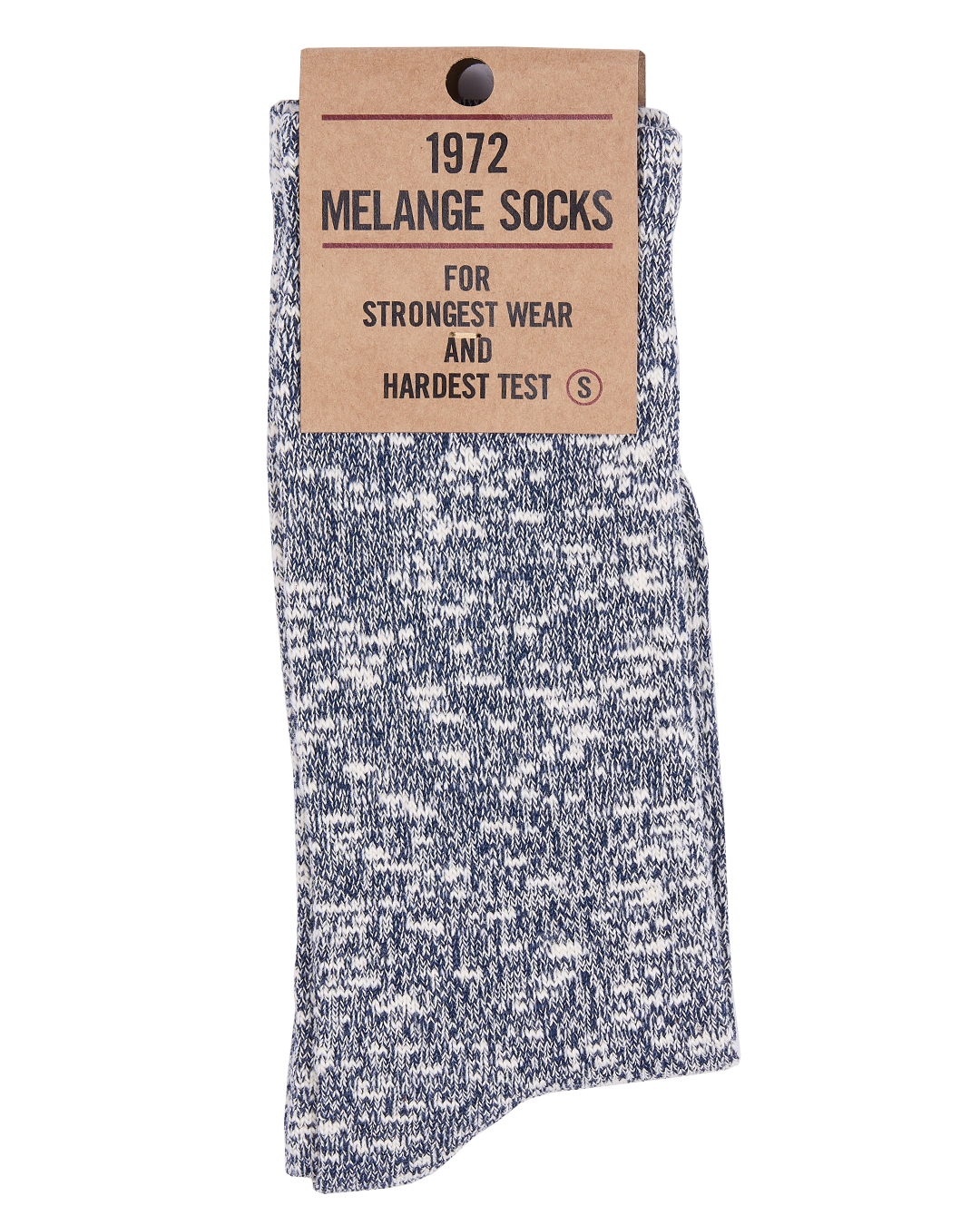 1972 Melange Socks blue