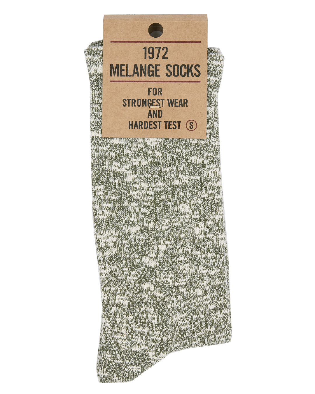1972 Melange Socks olive