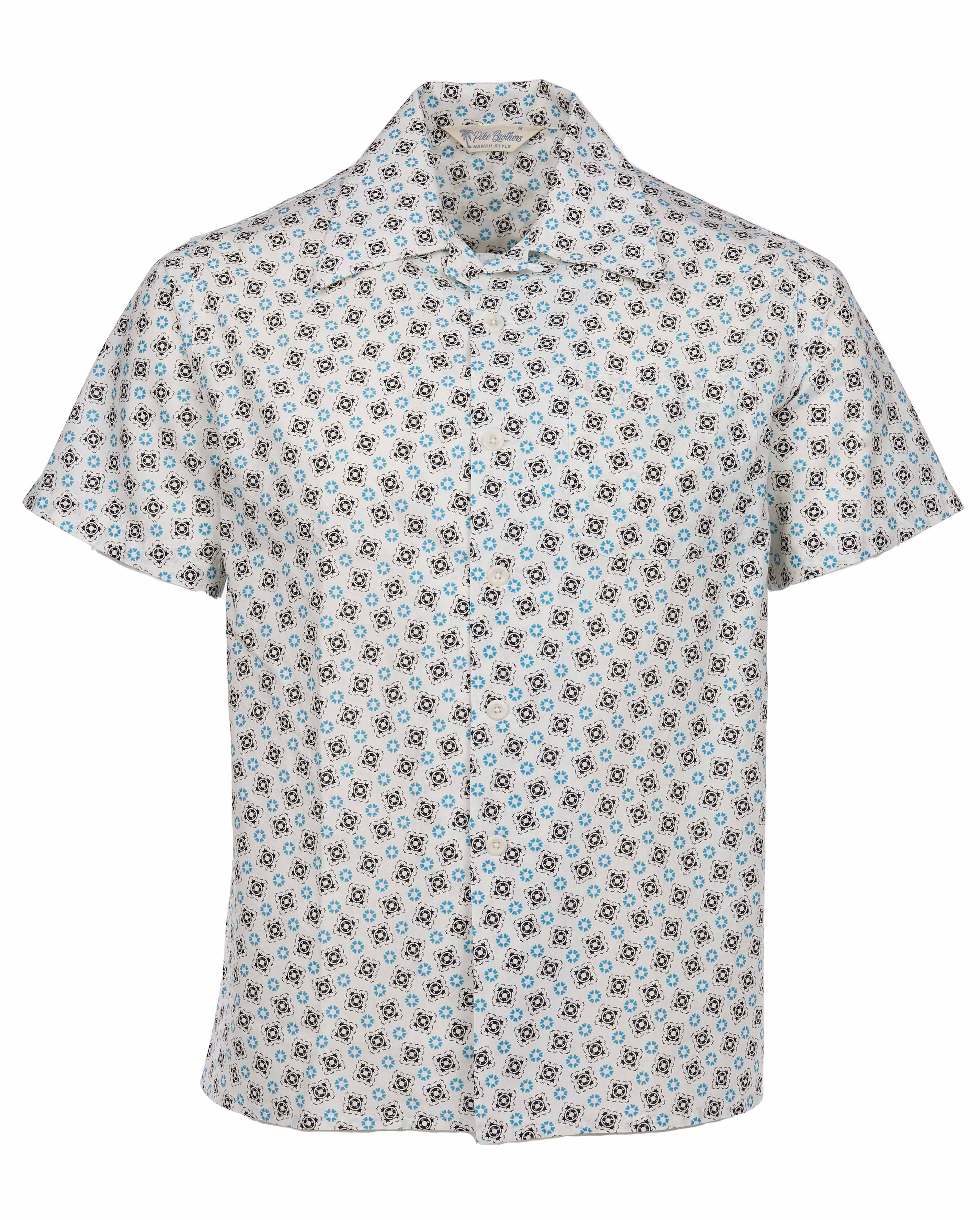1947 Albert Shirt Short Sleeve Lanai blue