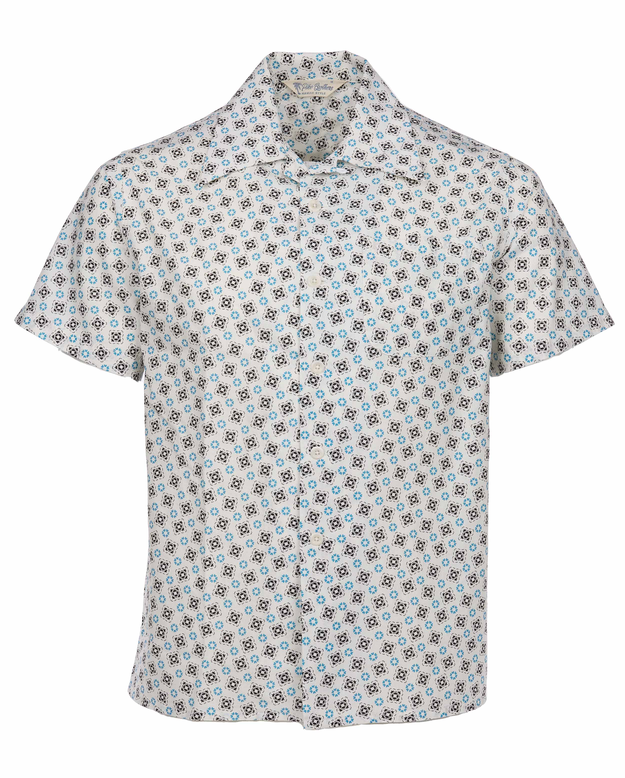 1947 Albert Shirt Short Sleeve Lanai blue O&E 1947 Albert Shirt Short Sleeve Lanai blue O&E