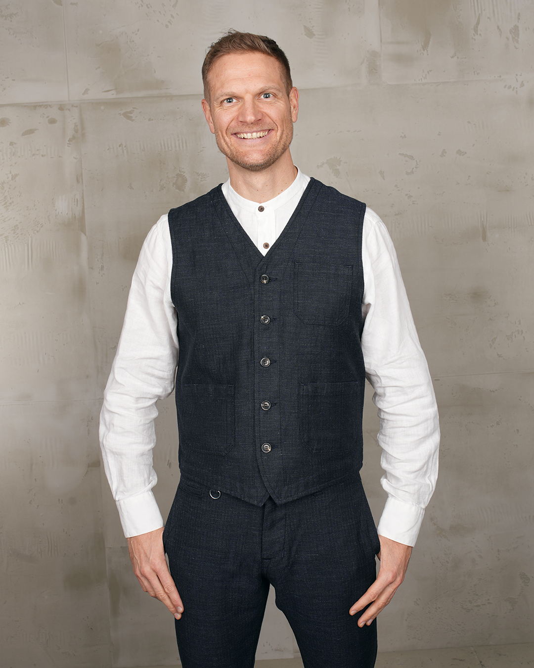 1937 Roamer Vest Owen Blue