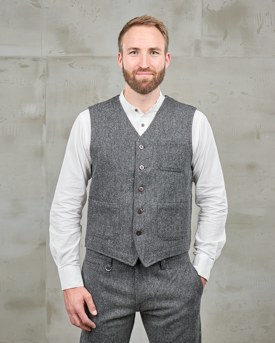 1937 Roamer Vest Dundee Grey