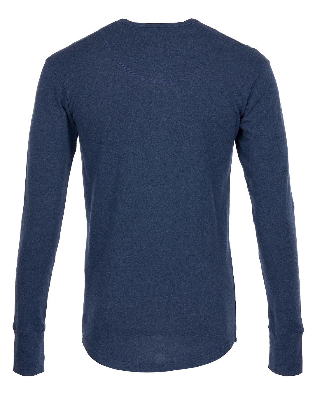 1927 Henley Shirt long sleeve indigo melange 1927 Henley Shirt long sleeve indigo melange