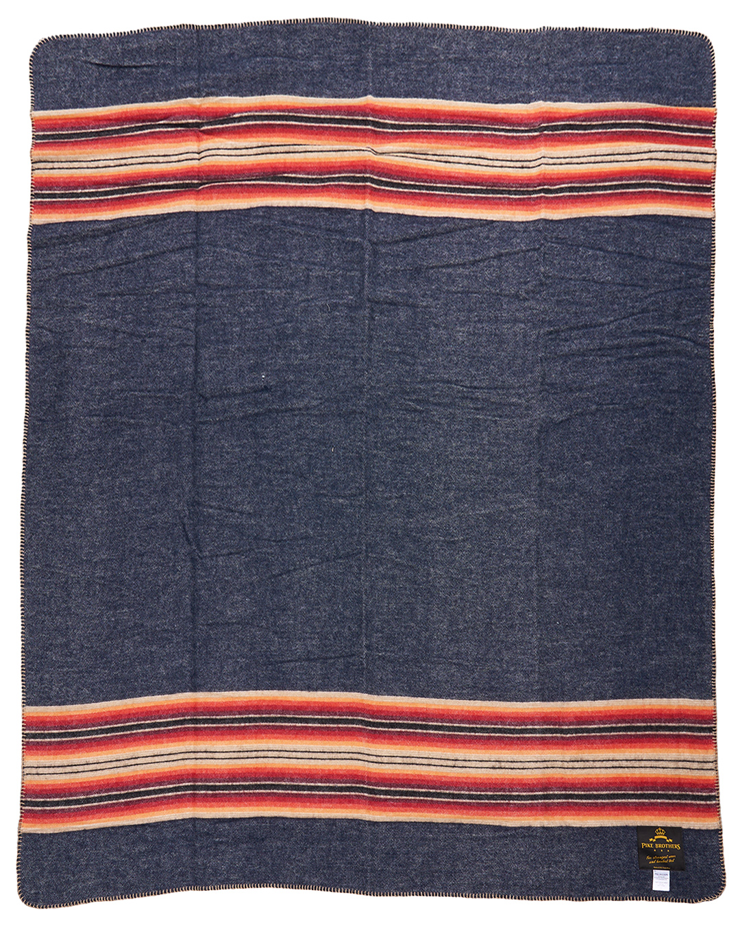 1969 Denakatee wool blanket navy