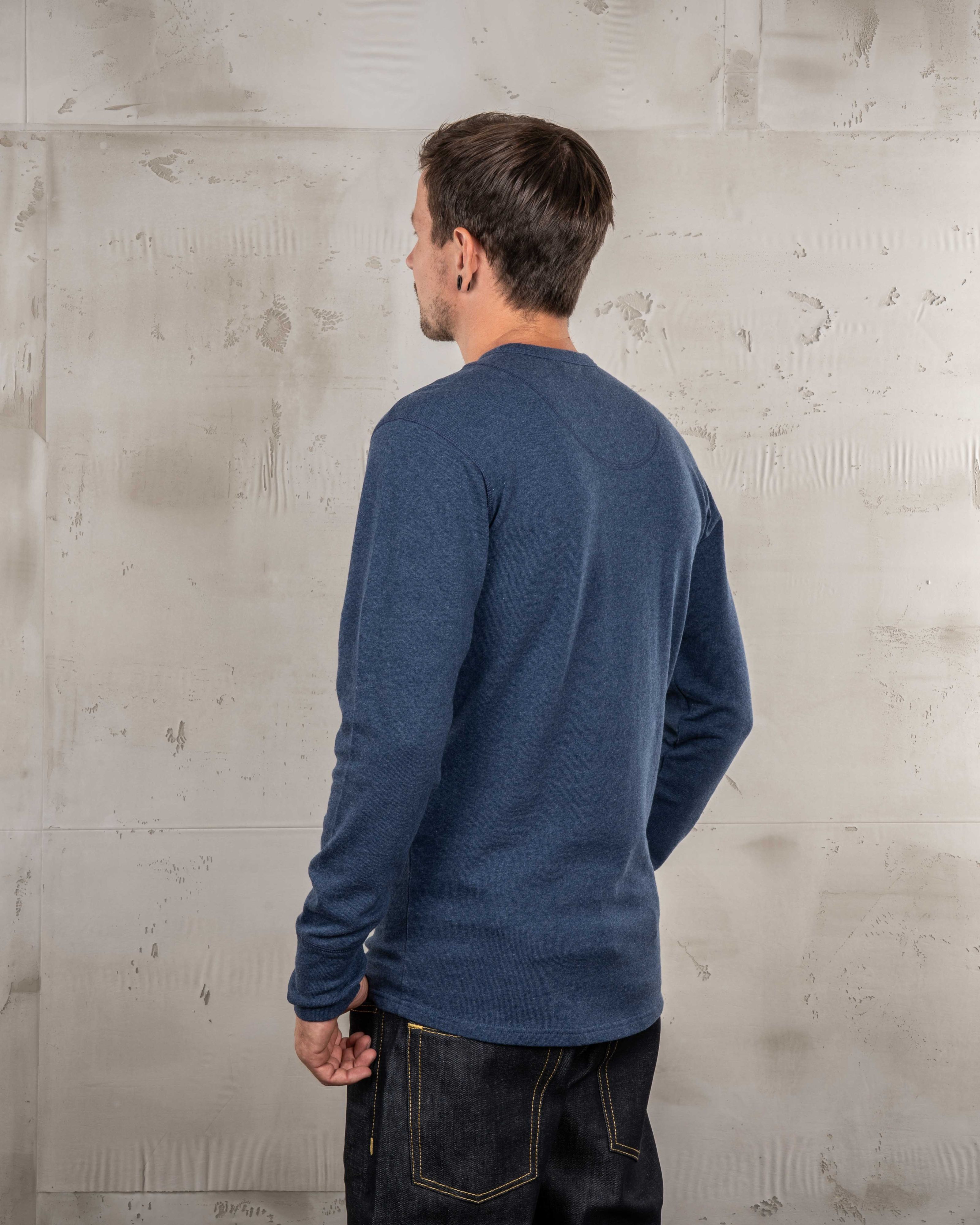 1954 Utility Shirt Long Sleeve Indigo Melange