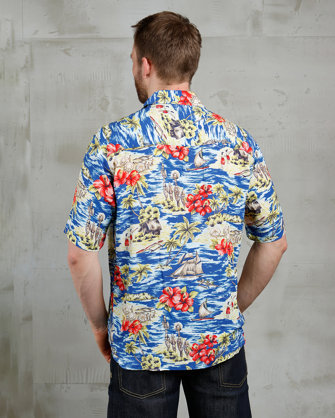 1948 Surf Shirt Random Blue