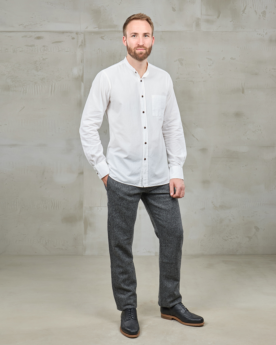 1923 Buccanoy Shirt White Chambray