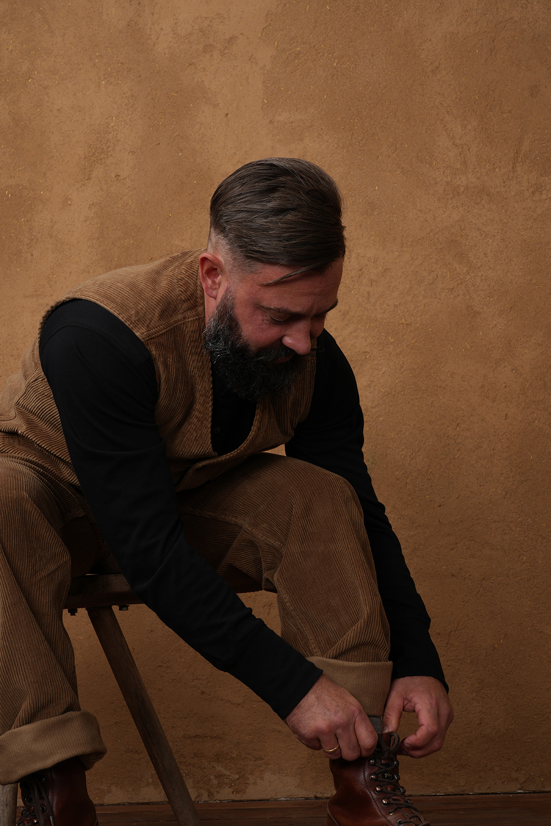 1967 Utility Trousers light brass cord