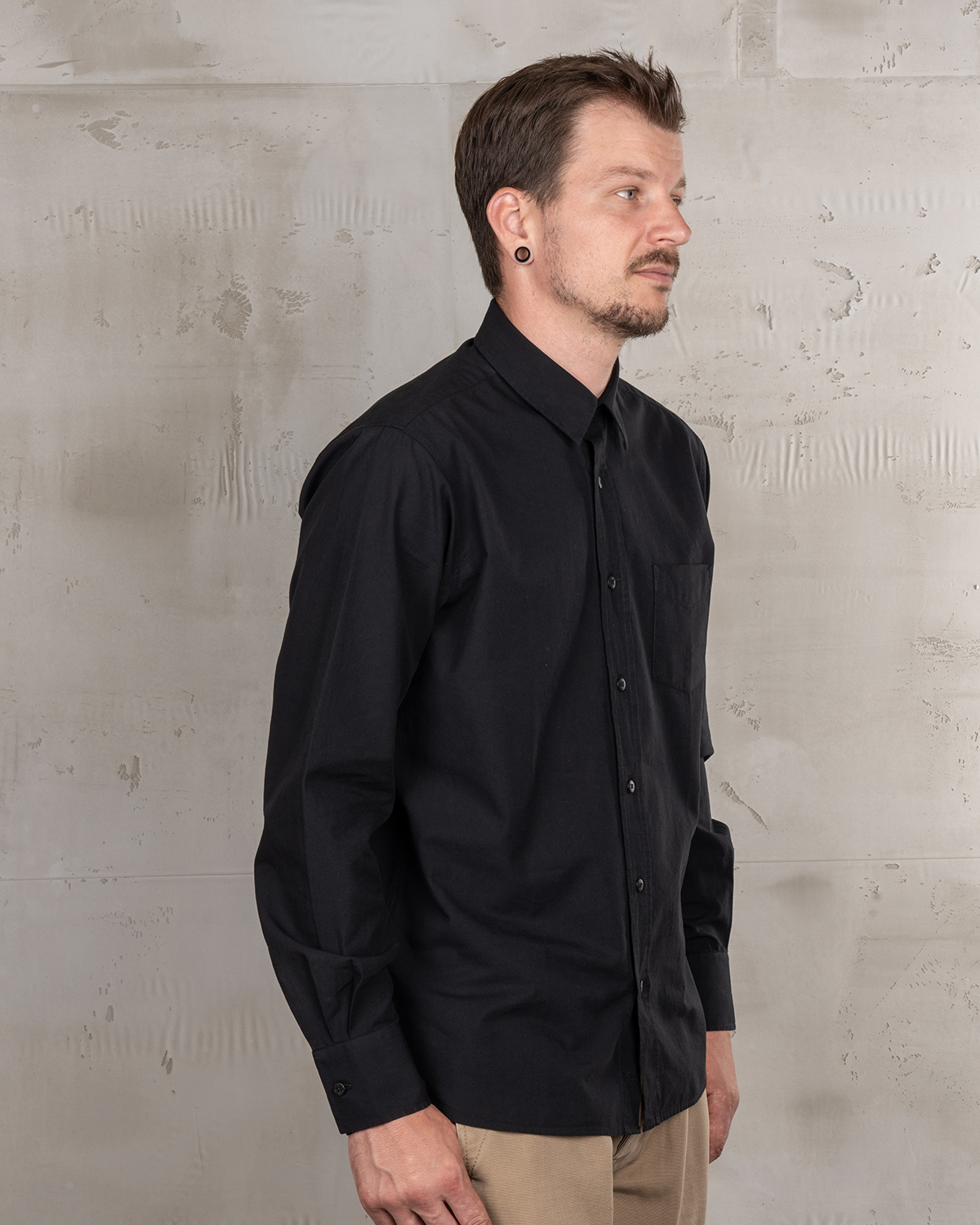1947 Albatros Shirt Black Chambray
