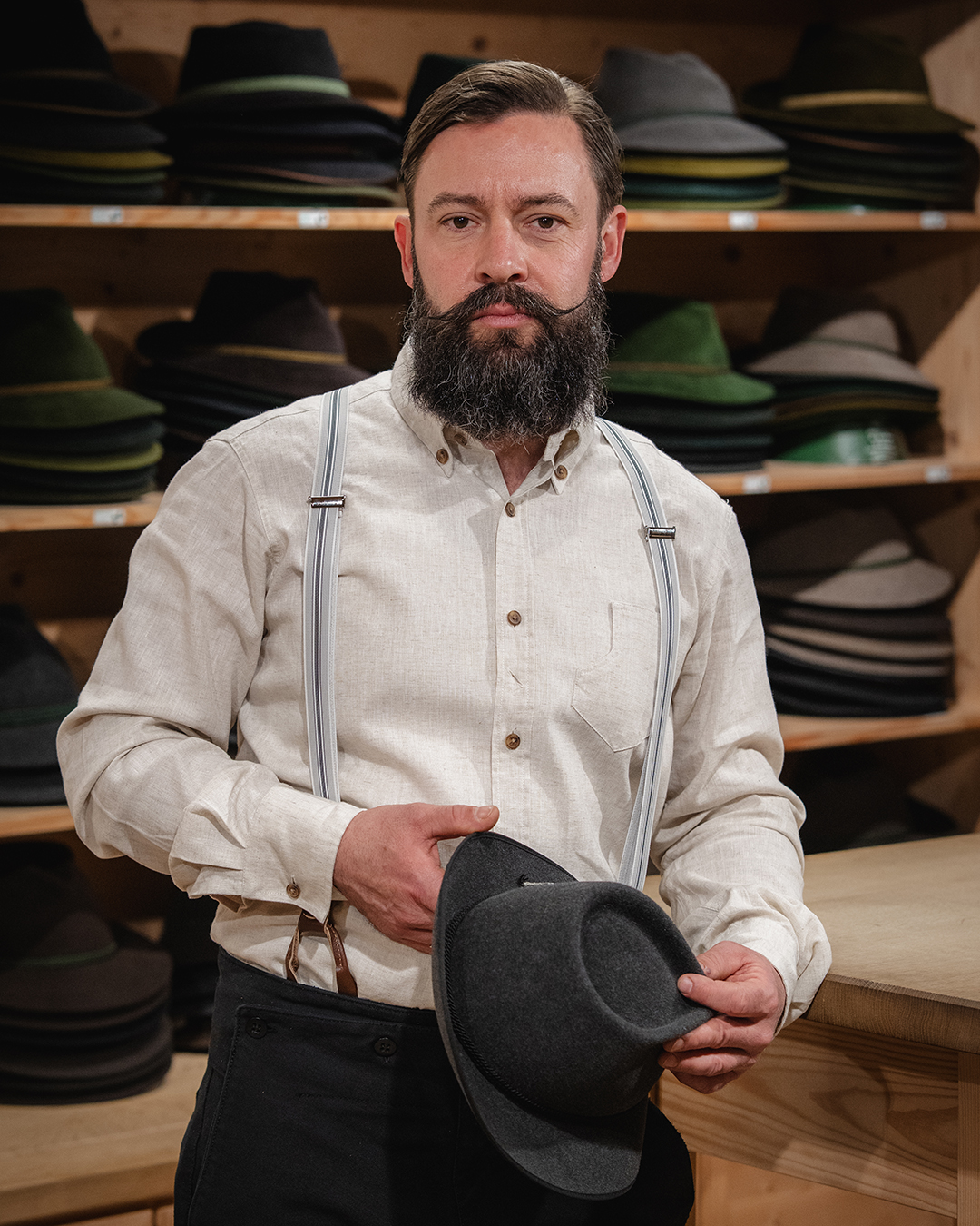 1932 Surveyor Shirt Natural White