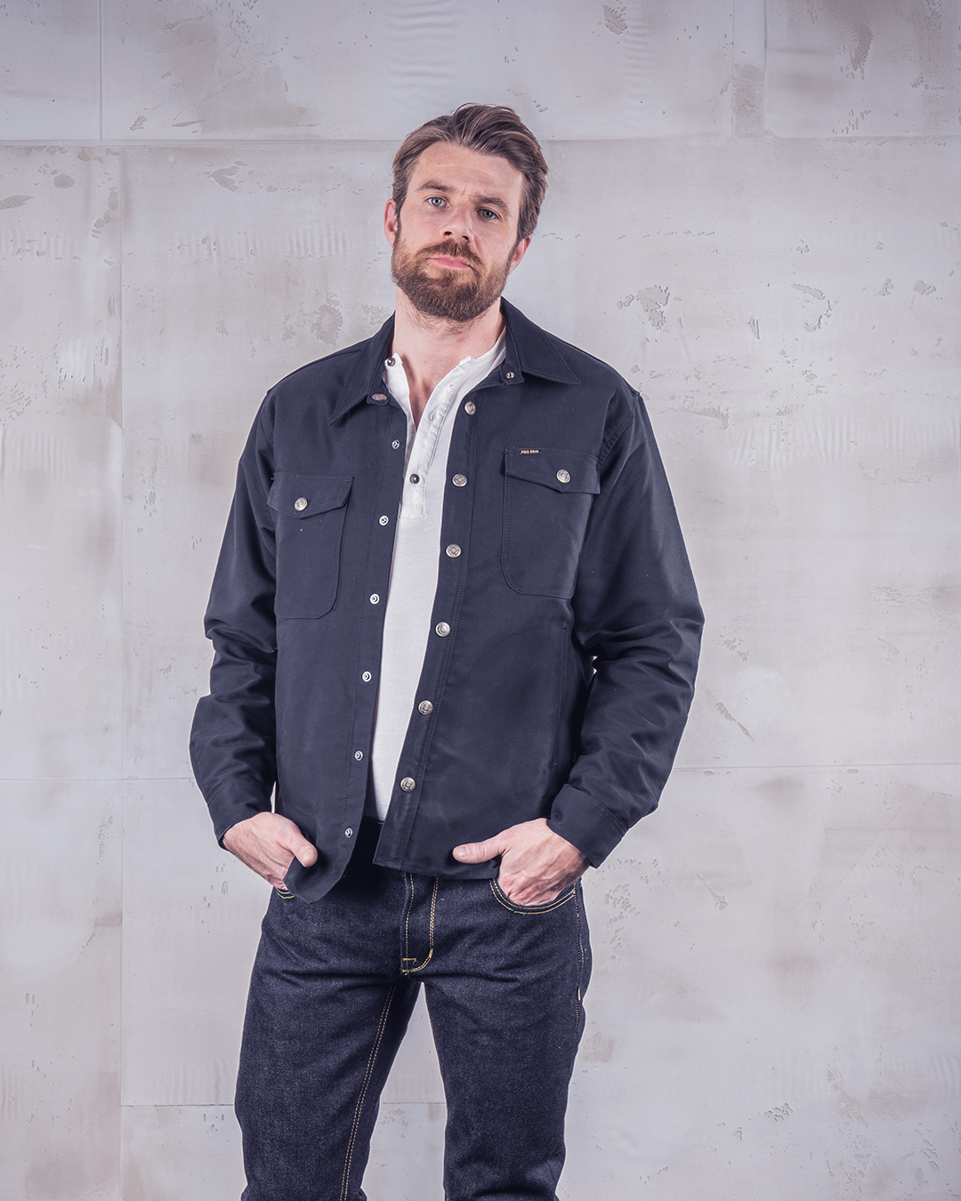 1967 CPO Shirt waxed blue 1967 CPO Shirt waxed blue