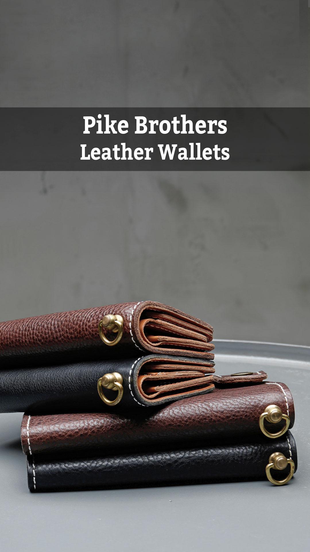 Pike Brothers Leather Wallets
