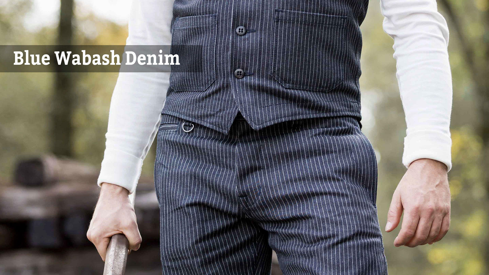 Blue Wabash Denim