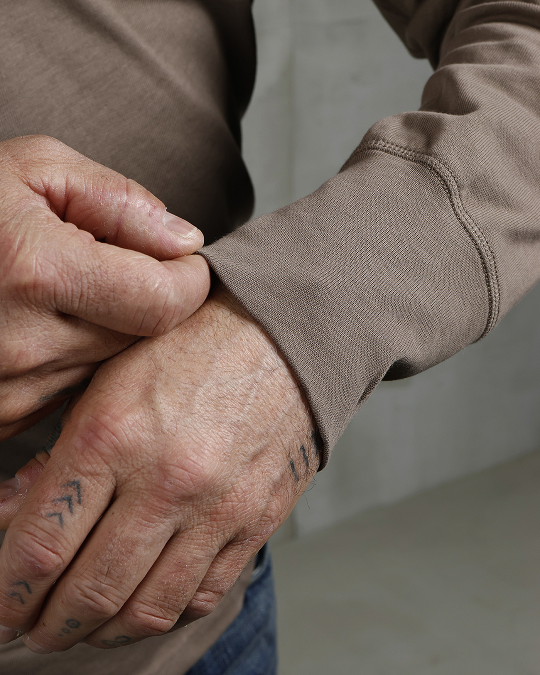 1927 Henley Shirt Long Sleeve Mud